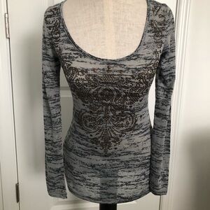 Cache Burnout Studded Top